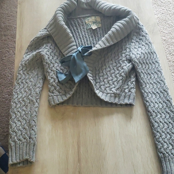 Abercrombie & Fitch Sweaters - Abercrombie and Fitch Vintage gray cropped cardi